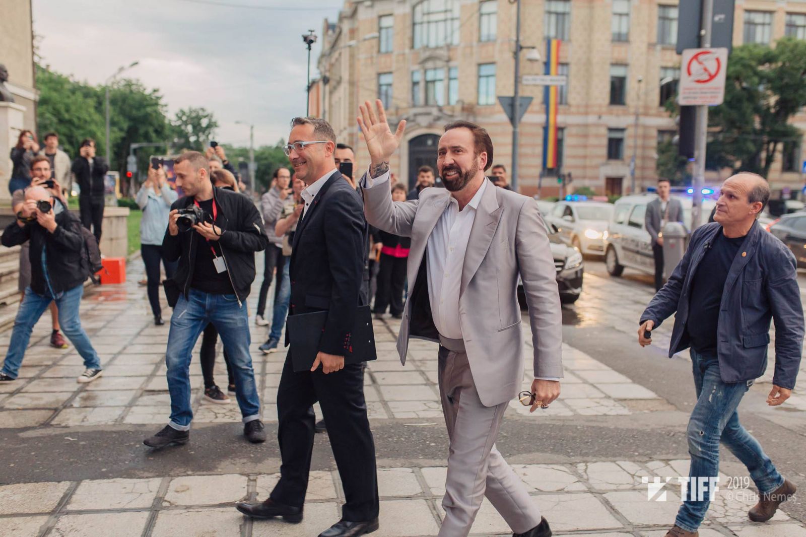 Gulyást ebédelt, életműdíjat vett át, a kolozsvári közönséggel együtt nézett filmet Nicolas Cage