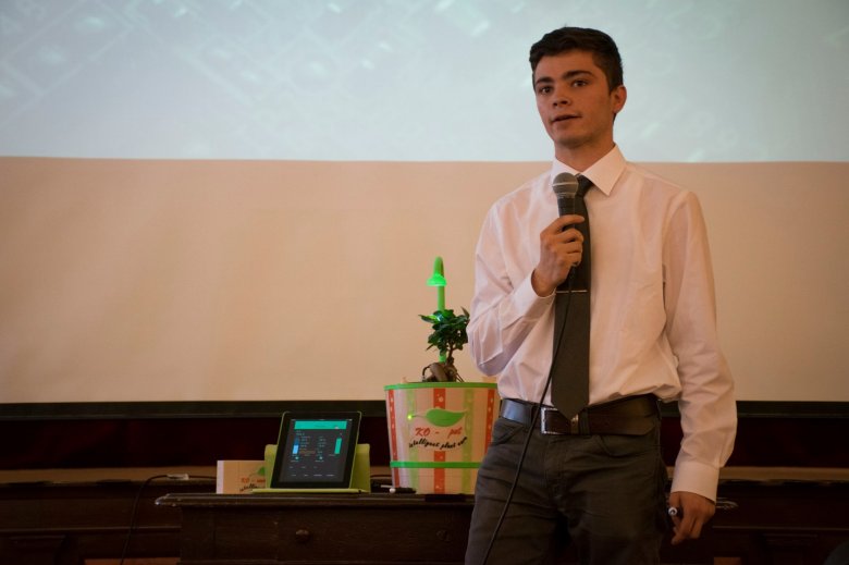 Okosvirágcserepet talált fel egy kolozsvári magyar diák