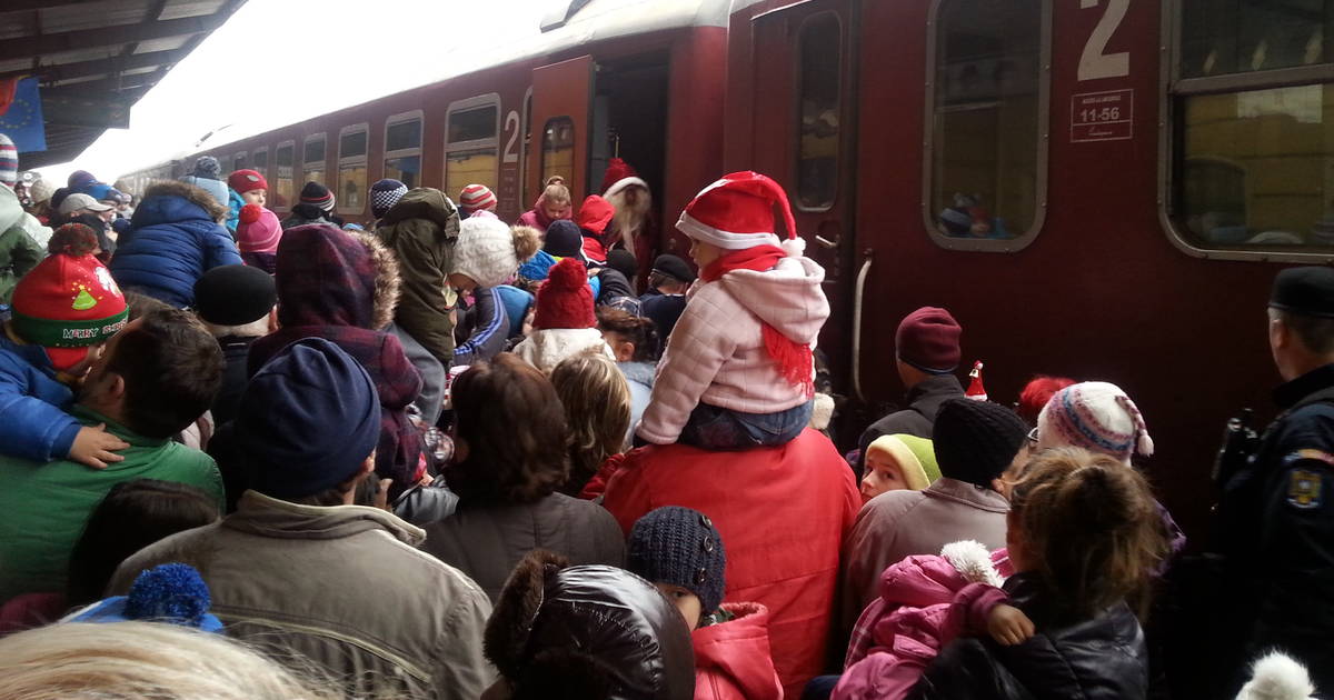 December 21-én érkezik a Mikulás a nagyváradi nagyállomásra