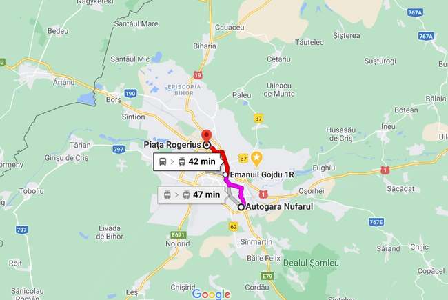 Felkerül a Google-térképre a nagyváradi tömegközlekedés