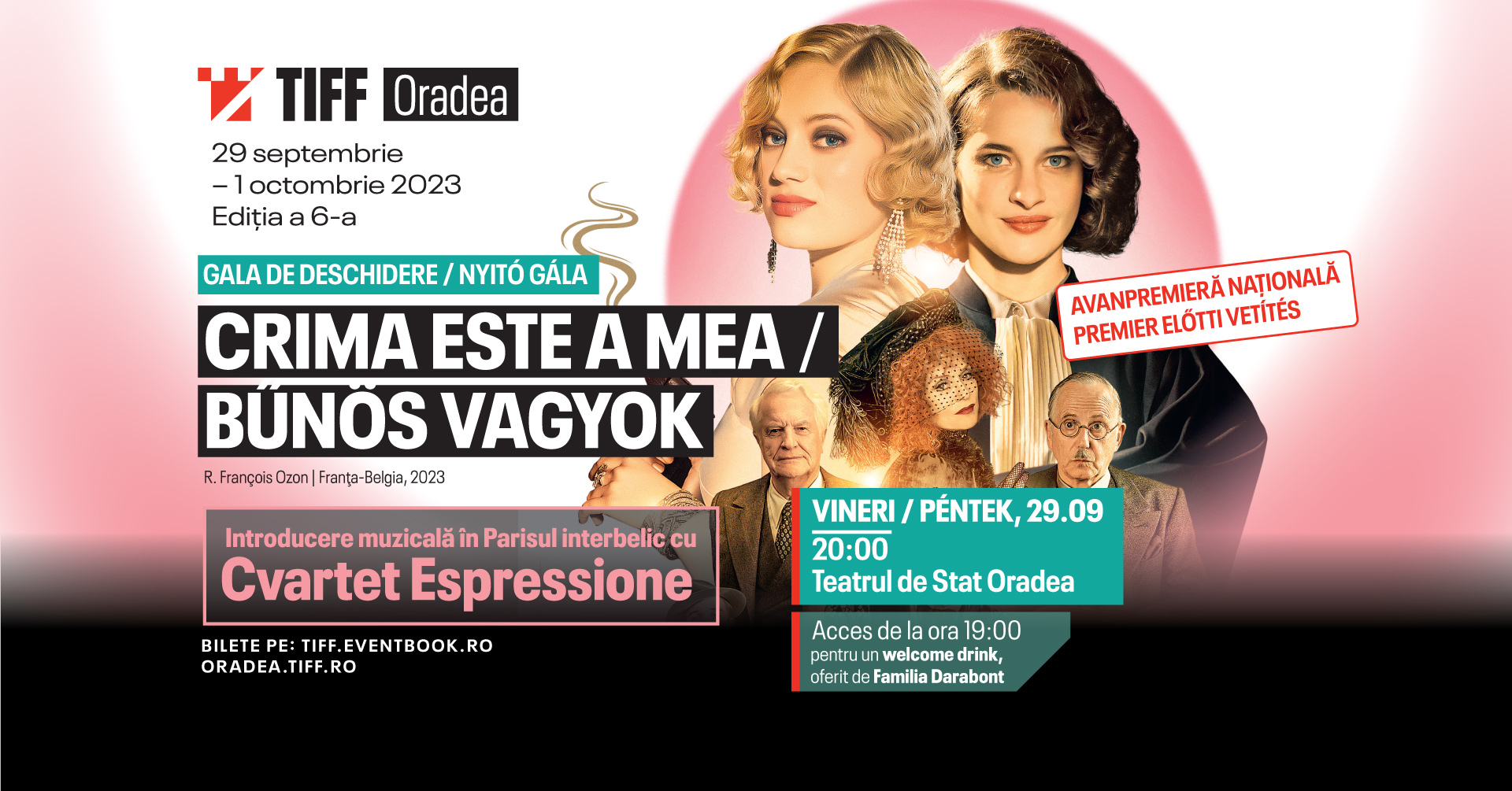 Szabadtéri filmvetítésekkel, filmkoncertekkel és klasszikus filmekkel érkezik Nagyváradra a Transilvania Nemzetközi Filmfesztivál